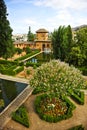 Partal Palace in the Alhambra of Granada, Andalusia, Spain Royalty Free Stock Photo