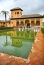 Partal palace, Alhambra in Granada, Spain Royalty Free Stock Photo