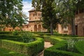 Partal Palace and Gardens at El Partal area of Alhambra - Granada, Andalusia, Spain Royalty Free Stock Photo