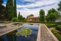 Partal Palace and Gardens at El Partal area of Alhambra - Granada, Andalusia, Spain Royalty Free Stock Photo