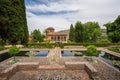 Partal Palace and Gardens at El Partal area of Alhambra - Granada, Andalusia, Spain Royalty Free Stock Photo