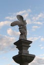 Sculpture of the goddess Nike of Samothrace in the Aivazovskoye park, Partenit, Crimea