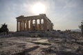 Parthenon on Acropolis, Athens, Greece. It is a main tourist attraction of Athens. Ancient Greek architecture of Athens in summer Royalty Free Stock Photo