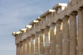 Parthenon on Acropolis, Athens, Greece. It is a main tourist attraction of Athens. Ancient Greek architecture of Athens in summer Royalty Free Stock Photo