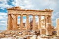 Parthenon on the Acropolis of Athens, Greece