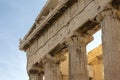 Parthenon on Acropolis, Athens, Greece. It is a main tourist attraction of Athens. Ancient Greek architecture of Athens in summer Royalty Free Stock Photo