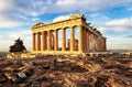 Parthenon on Acropolis, Athens, Greece. It is a main tourist attraction of Athens