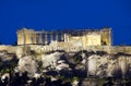 Parthenon acropolis reconstruction athens greece Royalty Free Stock Photo