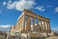 Parthenon in Akropolis, Athens,Greece Royalty Free Stock Photo