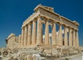 Parthenon ancient greek temple in greek capital Athens Greece