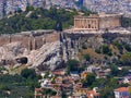 Parthenon ancient marble temple on Acropolis hill, Athens, Greece Royalty Free Stock Photo