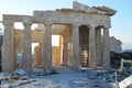 Parthenon in athens acropolis back view