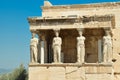 Parthenon in Athens greece ancient caryatids Royalty Free Stock Photo