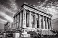 Parthenon in black and white, Athens, Greece