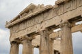 Parthenon columns at the Acropolis Royalty Free Stock Photo