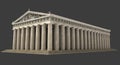 The Parthenon 3D render