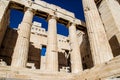Parthenon famous ancient temple in Athens Royalty Free Stock Photo