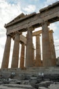 Parthenon lateral wall of Cella Royalty Free Stock Photo