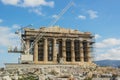 Parthenon restoration, Athens Royalty Free Stock Photo