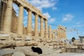 Parthenon restoration Royalty Free Stock Photo