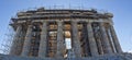 Parthenon for restoration. Panoramic view