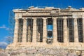 The Parthenon, temple on the Athenian Acropolis, Athens, Attica, Greece, beautiful summer view Royalty Free Stock Photo