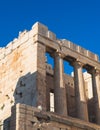 The Parthenon, temple on the Athenian Acropolis, Athens, Attica, Greece, beautiful summer view Royalty Free Stock Photo