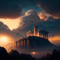 The Parthenon Temple is an iconic ancient Greek temple located on the Acropolis hill in Athens, Greece.