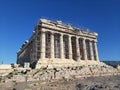 Parthenon Temple Under Construction, Acropolis, Athens, Greece Royalty Free Stock Photo