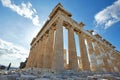 Parthenonas in Akropolis, Athens,Greece Royalty Free Stock Photo