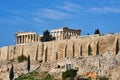 Parthenonas in Akropolis, Athens,Greece Royalty Free Stock Photo