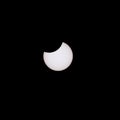 Partial Eclipse of the Sun - UK - 10 June 2021 Royalty Free Stock Photo