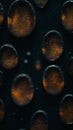 Partial fingerprints on dark background. Minimal abstract rime or mystery concept.