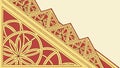 Partial geometric pattern with triangular motifs, abstract art, vector design Generative AI Royalty Free Stock Photo