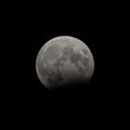 Partial lunar eclipse in October 2023 in Austria