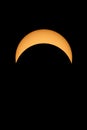 Partial phase of the 2017 Solar Eclipse Royalty Free Stock Photo