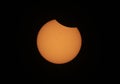 Partial Phase of the Total Solar Eclipse of August 21, 2017