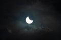 Partial solar eclipse Royalty Free Stock Photo