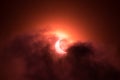 Partial solar eclipse Royalty Free Stock Photo