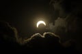 Partial Solar Eclipse of 2023 Seen From Brazil Royalty Free Stock Photo