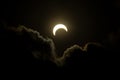 Partial Solar Eclipse of 2023 Seen From Brazil Royalty Free Stock Photo