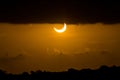 Partial Solar Eclipse of 2023 Seen From Brazil Royalty Free Stock Photo