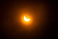 Partial Solar Eclipse Royalty Free Stock Photo