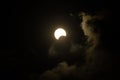 Partial Solar Eclipse of 2023 Seen From Brazil Royalty Free Stock Photo