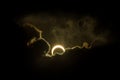 Partial Solar Eclipse of 2023 Seen From Brazil Royalty Free Stock Photo