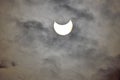 Partial solar eclipse, visible from Romania. 25.10.2022