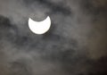 Partial solar eclipse, visible from Romania. 25.10.2022