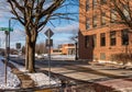 A partial view of Braddock Avenue in Swissvale, Pennsylvania, USA Royalty Free Stock Photo