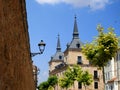 Partial view of the Ducal Palace of Lerma and rest of historical site Royalty Free Stock Photo