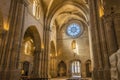 Partial view of the interior of La Seu Vella cathedral. lleida spain